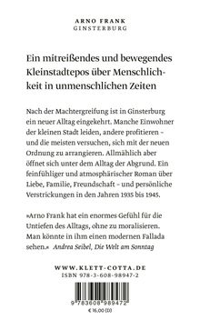 Ein mitreißendes und bewegendes Kleinstadtepos über Menschlichkeit in unmenschlichen Zeiten.