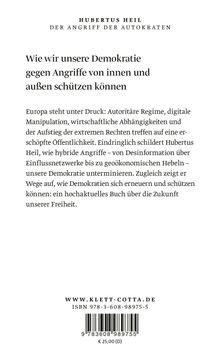"Wie wir unsere Demokratie gegen Angriffe von innen und außen schützen können" von Hubertus Heil, Preis 25,00 €