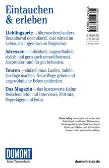 "Eintauchen & erleben", Tipps zu Orten, Adressen und Touren. Petra Juling führt in britische Keltenkultur. Dumont-Logo unten.