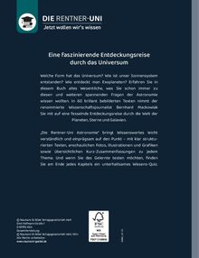 Bernhard Mackowiak: Die Rentner-Uni - Astronomie, Buch
