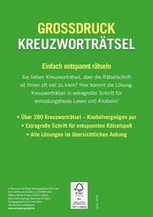 Großdruck Kreuzworträtsel - Band 2, Buch