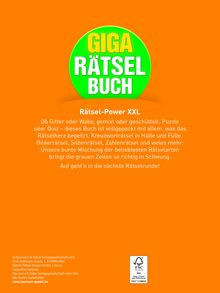 Giga-Rätselbuch 7, Buch