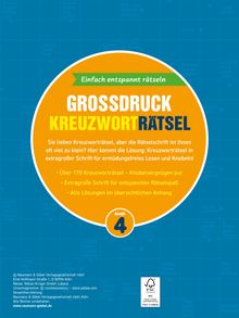 Großdruck Kreuzworträtsel - Band 4, Buch