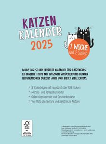 Katzenkalender 2025, Buch