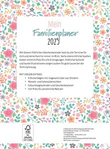 Mein Familienplaner 2025, Buch