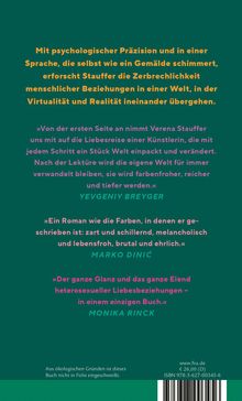 Mit psychologischer Präzision und in einer Sprache, die wie ein Gemälde schimmert, erforscht Stauffer Beziehungen.