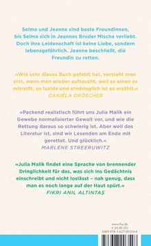 Text über Freundschaft und Liebe von Selma und Jeanne. Zitate von Daniela Dröscher, Marlene Streeruwitz, Fikri Anil Altıntaş.