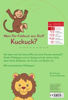 Mein kuschelweiches Spielbuch - Kuckuck?, Buch