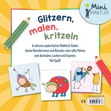 Mein erster Glitzer-Malspaß: Kleiner Garten, Buch