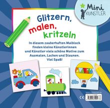 Mein erster Glitzer-Malspaß - Fahrzeuge, Buch