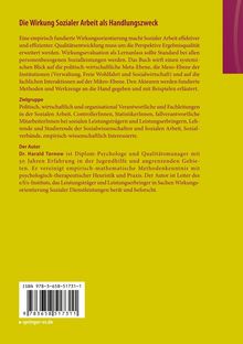 Titel: „Die Wirkung Sozialer Arbeit als Handlungszweck“.  
Gelber Hintergrund, lila und brauner Text.