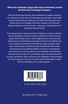 Am oberen Rand steht: »Wenn du weiterhin Lügen über mich verbreitest, werde ich dich zum Schweigen bringen.«