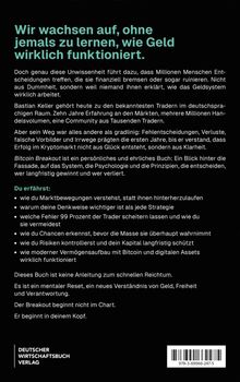 Titel: "Wir wachsen auf, ohne jemals zu lernen, wie Geld wirklich funktioniert." Logo unten: "DEUTSCHER WIRTSCHAFTSBUCH VERLAG".