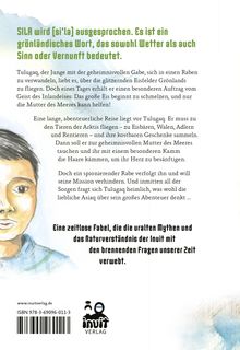 SILA wird [siˈla] ausgesprochen. Ein grönländisches Wort für Wetter oder Vernunft. Illustration eines Jungen links.