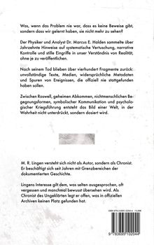 "Was, wenn das Problem nie war, dass es keine Beweise gibt... in Archiven keinen Platz gefunden hat." Eine graue Textur ist zentriert.