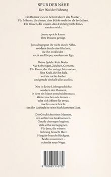 Text spricht über Nähe, Klarheit, Stärke und Führung. Beschreibt die Geschichte eines Mannes auf der Suche nach sich selbst.