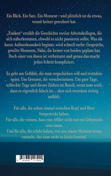 Ein Text über verbotene Gefühle und Affären, die zwei Arbeitskollegen unerwartet verbinden, auf einem sternenklaren Hintergrund.