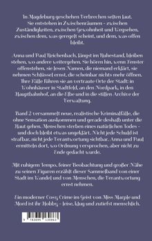 Eine Beschreibung über Kriminalfälle in Magdeburg mit Anna und Paul Reichenbach im Mittelpunkt. Atmosphärisch, ruhig, beobachtend.