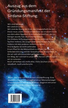 Ein Auszug aus dem Gründungsmanifest der Sirdana-Stiftung: Es geht um Gesang, Entdeckung und die Rettung der Menschheit.