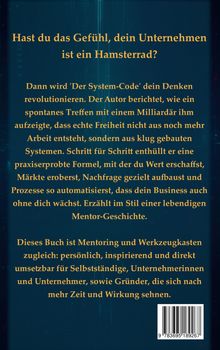 Goldene Schrift: "Hast du das Gefühl, dein Unternehmen ist ein Hamsterrad?" Auf einem dunkelblauen Hintergrund.