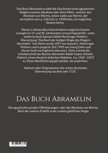 „Das Buch Abramelin“: Ägyptische Offenbarungen über magische Praktiken von Abraham aus Worms. Originale Übersetzung 1725.