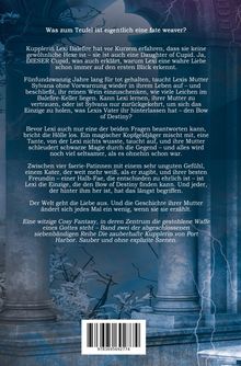 "Was zum Teufel ist eigentlich eine fate weaver?" Text erzählt von Lexi, Tochter von Cupid, in einer fantastischen Welt voller Magie.