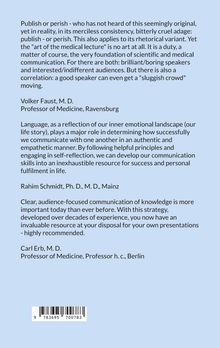 Text über die Bedeutung effektiver Kommunikation in der Medizin von drei Professoren, Volker Faust, Rahim Schmidt, Carl Erb.