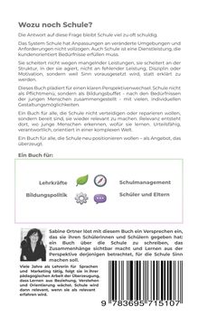 "Wozu noch Schule?" Text reflektiert über Bildungssystem und fordert Perspektivenwechsel. Enthält Buchvorschläge und Zielgruppen.