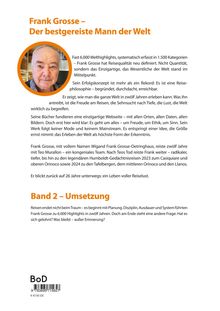 Frank Grosse – Der bestgereiste Mann der Welt. Band 2 – Umsetzung. Bild eines älteren Mannes mit Glatze in einem Kreis.