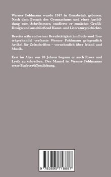 Text über Werner Pohlmanns Leben und Karriere. Unten ein Barcode auf grauem Hintergrund.