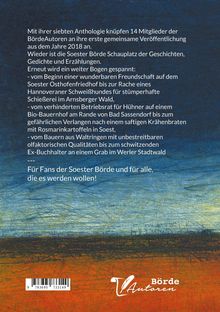 Mit ihrer siebten Anthologie knüpfen 14 Mitglieder der BördeAutoren an ihre erste Veröffentlichung aus 2018 an. Logo unten rechts.