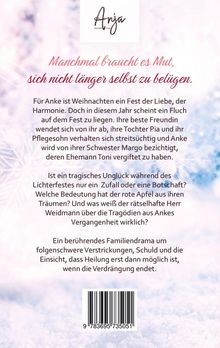**Manchmal braucht es Mut, sich nicht länger selbst zu belügen.**

Weihnachtsdrama über Familie, Unfälle und Geheimnisse. Schneeflocken-Hintergrund mit elegantem Logo.