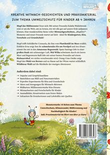 Kreative Mitmach-Geschichten und Praxismaterial zum Thema Umweltschutz für Kinder ab 4 Jahren. Bunte Blumenwiese und Insekt.