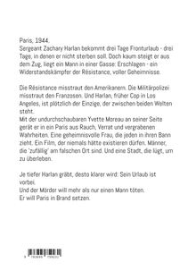 Eine Geschichte über Sergeant Harlan 1944 in Paris, der zwischen Konflikten der Résistance und den Amerikanern gerät.