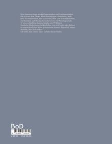 Ein Text beschreibt antike Puppenstuben und Läden mit Modebezug. Unten steht "BoD" und ein Barcode mit Preisen in Euro und CHF.