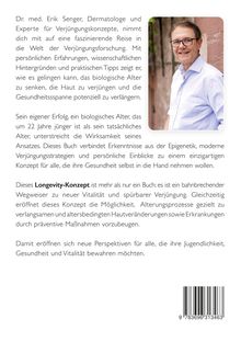 Dr. med. Erik Senger, Dermatologe, präsentiert ein Konzept zur Verjüngung und Gesundheit. Bild: Mann mit Brille, lächelnd.