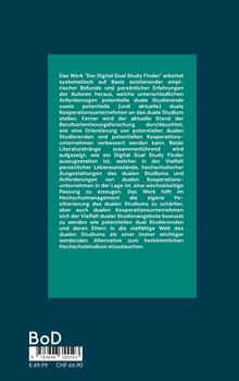 Text über "Digital Dual Study Finder", das Studienanforderungen und Kooperationen betrachtet. Preisangabe unten: € 49,99.