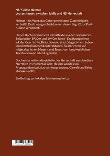 Titel: "NS-Kulisse Heimat: Leutershausen zwischen Idylle und NS-Herrschaft". Texte über Heimat als Propagandamittel.