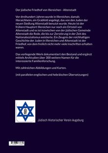 "Der jüdische Friedhof von Illereichen - Altenstadt" beschreibt die Friedhofsgeschichte. Logo des Jüdisch Historischer Verein Augsburg.