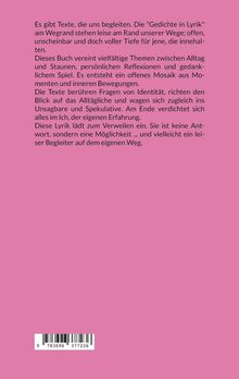 Ein pinkfarbener Hintergrund mit einem Text über Gedichte. Unten im Bild befindet sich ein Barcode.