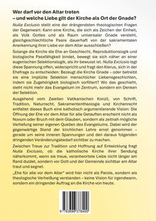 Text über Kirche und sakramentale Anerkennung gleichgeschlechtlicher Paare. Fragt, ob Kirche Liebe vor Altar segnet.