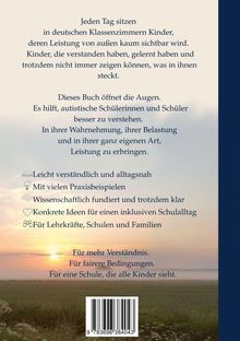 Text über ein Buch, das hilft, autistische Schüler besser zu verstehen. Hintergrund zeigt einen Sonnenaufgang.