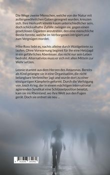 Texte beschreiben Menschen mit außergewöhnlichen Gaben, die aufeinandertreffen. Im Hintergrund erscheinen Silhouetten im Nebel.