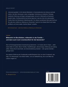 Geleitwort über die Verbindung von theologischer Praxis und Gemeinde. Erwähnung von Dirk Scheuermann und Dr. Benjamin Kutz.