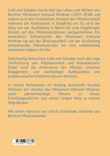 Buchbeschreibung über Missionar Edmund Minkner und Kolonialismus in Südafrika. Mit Vorwort von Ulrich Schöntube.