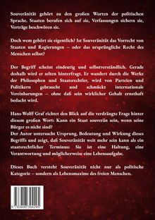 Ein roter Hintergrund mit deutschen Texten über Souveränität. Unten rechts befindet sich ein Barcode.