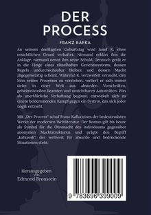 "DER PROCESS" von Franz Kafka. Herausgegeben von Edmond Bronstein. Text beschreibt Verlagstext und Themen des Buches.