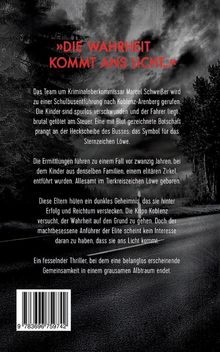 "Die Wahrheit kommt ans Licht..." Über verschollene Kinder und Geheimnisse. Ein Thriller mit düsterem, nebligem Wald.