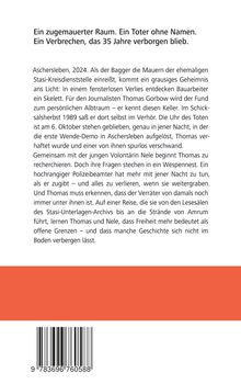 Ein zugemauerter Raum. Ein Toter ohne Namen. Ein Verbrechen, das 35 Jahre verborgen blieb. Text über eine Entdeckung 2024.