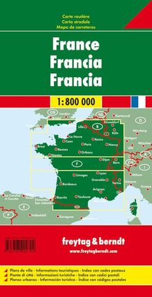 Frankreich 1 : 800 000 Autolarte, Karten